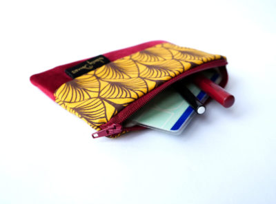 Pochette porte monnaie, collection Velours